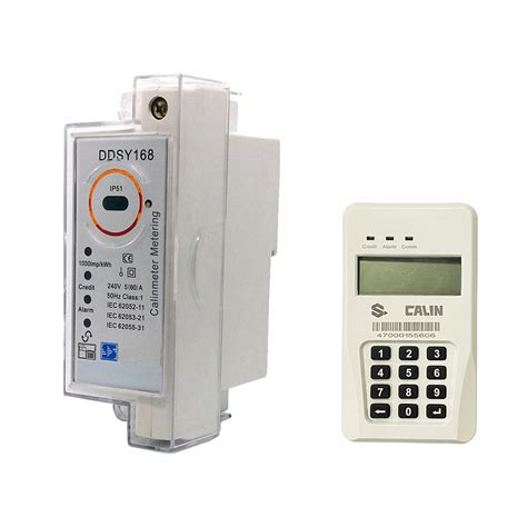 Sts Smart Micro Grid System Single Phase Din Rail Mounted Kwh Meter