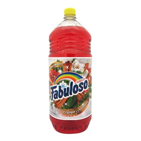 Limpiador líquido Fabuloso multiusos magia navideña aroma canela 2 l