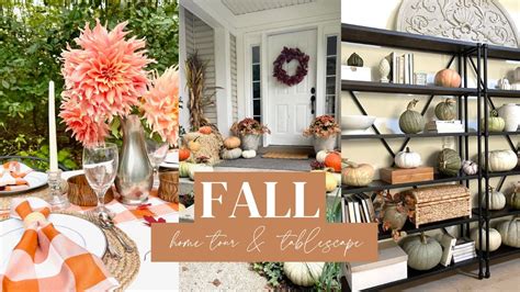 Fall Home Tour Affordable Outdoor Tablescape Youtube