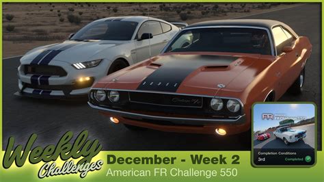 American FR Challenge 550 I Weekly Challenges I December Week 2 I