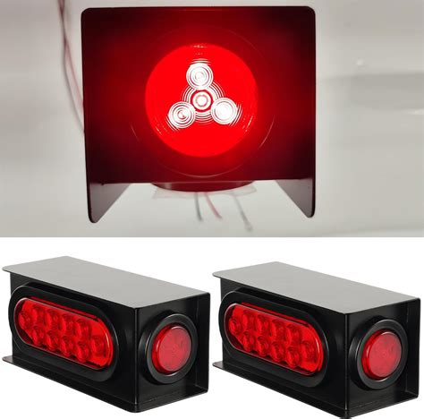 Amazon 2pcs Trailer Lights 6 Inch LED Oval Tail Lights Welded