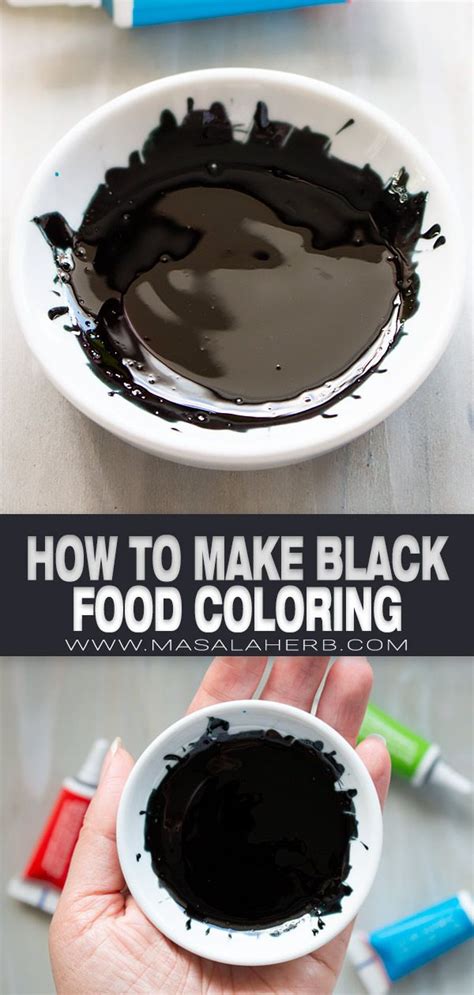 Mix Up These Colors To Make Your Own Black Food Dye From Scratch It