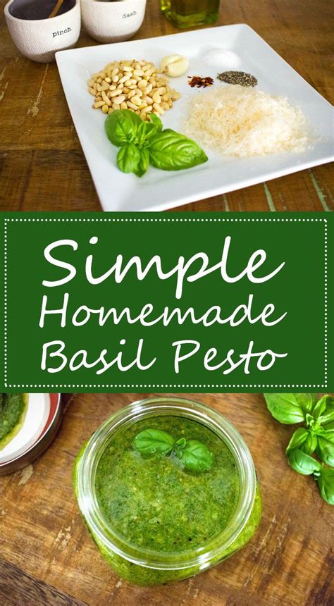 This Simple Homemade Basil Pesto Is So Fresh And Easy To Make You Probably Already Have All The