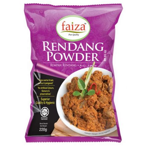 SERBUK RENDANG RENDANG POWDER FAIZA 220G Shopee Malaysia