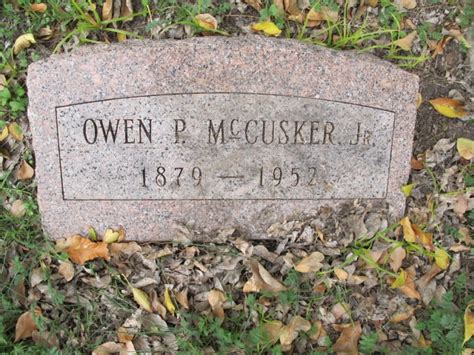 Owen Patrick Mccusker Jr Find A Grave Memorial