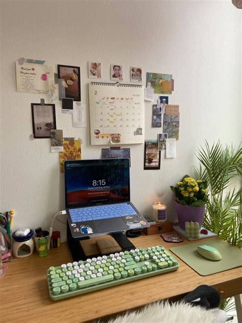 Sage Green Aesthetic Desk Decor