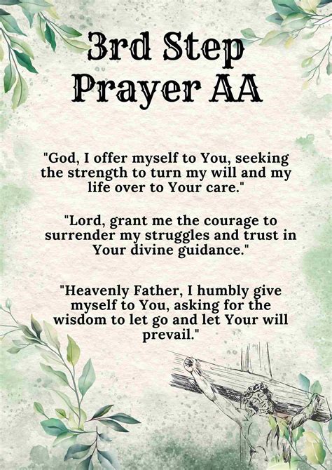 50 3rd Step Prayer Aa † ️️ Daily Blessings Prayer ️