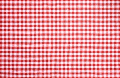 Premium Photo | Red checkered tablecloth texture background