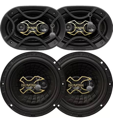 Falante Bravox Kit Facil Quadriaxial Gold 480w 6x9 6 Pol Frete grátis