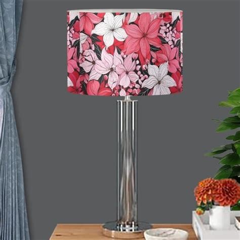 Abat Jour Plafond Motif Floral L Gant R Tro Abat Jour Tambour Pour