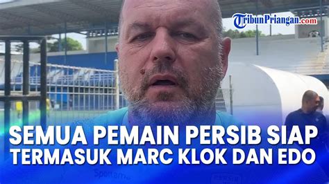 Bojan Hodak Sebut Semua Pemain Persib Siap Di Leg Lawan Madura United