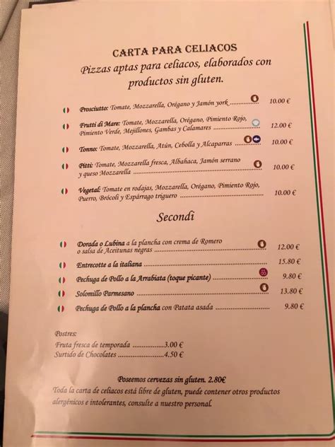 Menu At Il Ponte Vecchio Restaurant Guadalajara