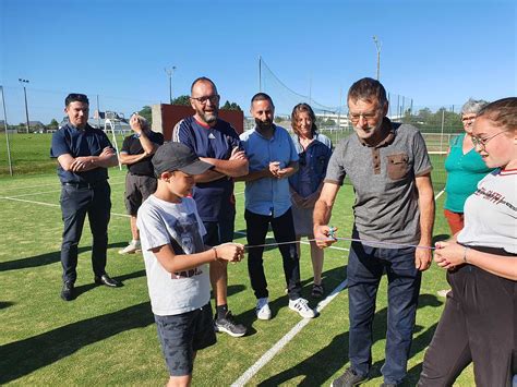 Vendredi Juillet Inauguration Du Nouveau Court De Tennis