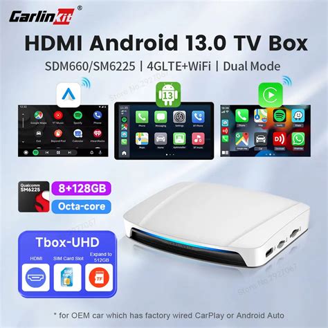 Carlinkit Carplay Ai Tv Box Android Sdm Hdmi Streaming