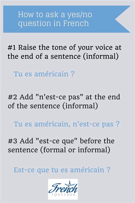 How To Easily Ask Questions In French And Sound Natural