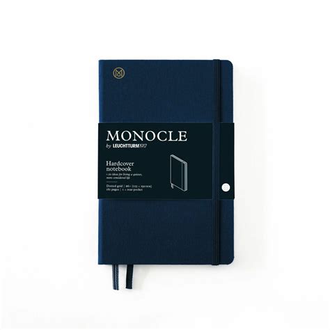 Leuchturm Monocle Notebook Hardcover Navy Blue B