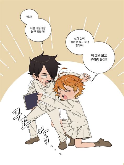 Emma And Ray Yakusoku No Neverland Drawn By Meua2 Danbooru