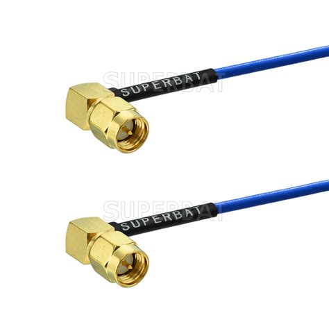 Rf Coaxial Connector And Rg405 Cable Assembly With Sma Male To Sma Plug