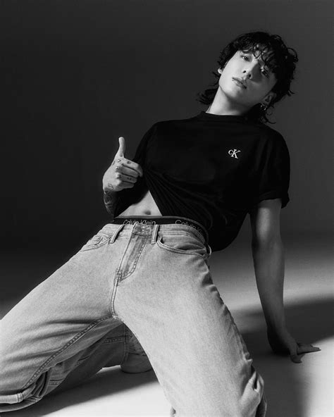 Jung Kook Rocks Tees Jeans For Calvin Klein Ad