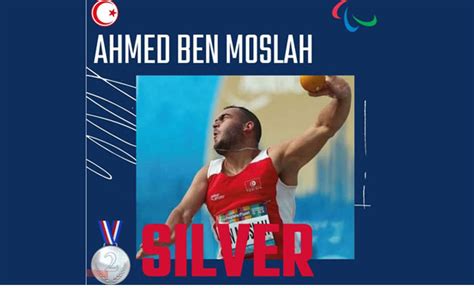 Jeux Paralympiques De Tokyo Ahmed Ben Moslah Offre La 2e Médaille à