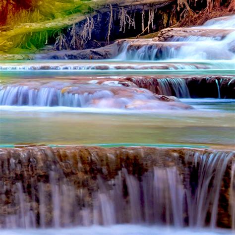 Ecke Vlies Fototapete Wasserfall Sonne Wanddruck Xxl Wohnzimmer Natur