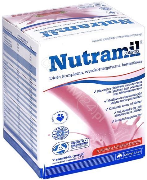 Olimp Nutramil Complex X Saszetek O Smaku Truskawkowym Saszetki Po