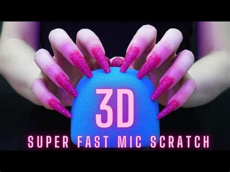 Asmr Fast And Aggressive Mic Scratching Brain Scratching With Long