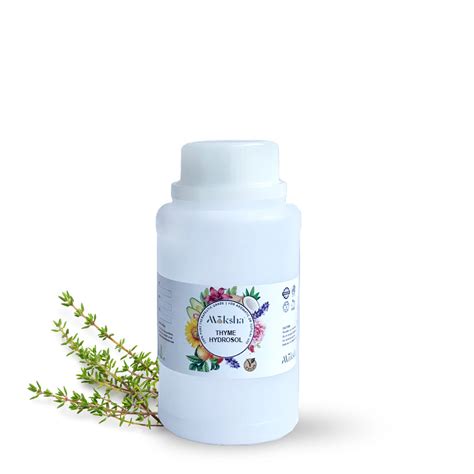 Buy Certified Organic Steam Distilled Thyme Hydrosol Floral Water