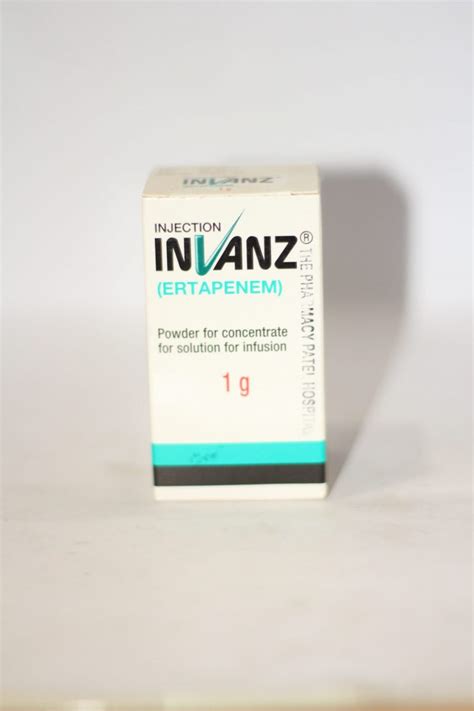 Invanz 1g Injection Time Medical