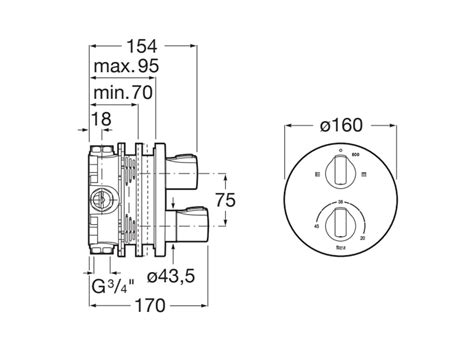 Roca T 1000 A5A0D09C00 Bateria Wannowo Prysznicowa Domni Pl