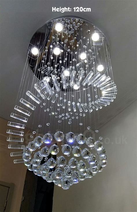 9 Lights Modern Led K9 Crystal Ceiling Pendant Light Indoor Chandeliers