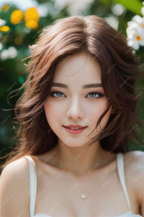 Premium Photo Beautiful Korean Girl Portrait