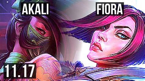 Akali Vs Fiora Top Quadra 6 Solo Kills 1 2m Mastery Br Diamond