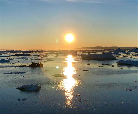 Midnight sun, Ilulissat | Guide to Greenland