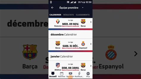 calendrier complet des matchs du fc Barcelone saison 2022__2023 Liga ...