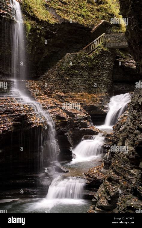 Watkins Glen State Park in Autumn Stock Photo - Alamy