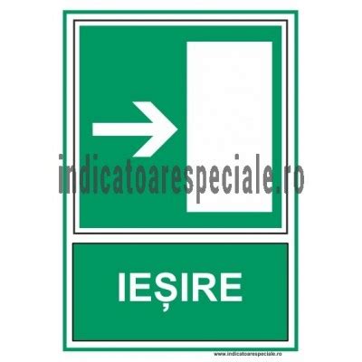 Indicator De Directionare Cu Textul IESIRE