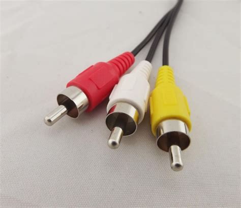 1pc 5ft 4 Pin S Video Férfi 3 Rca Férfi Av Audio Videó Adapter Kábel