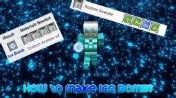 How to make Ice Bomb? Minecraft Tutorial.