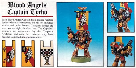 Warhammer K The Origins Of Blood Angels Captain Tycho Bell Of