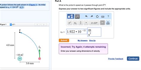 Solved Part A A Proton Follows The Path Shown In Figure Chegg