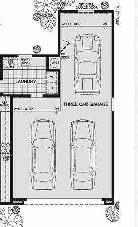 Narrow House Plans With Tandem Garage - Andabo Home Design