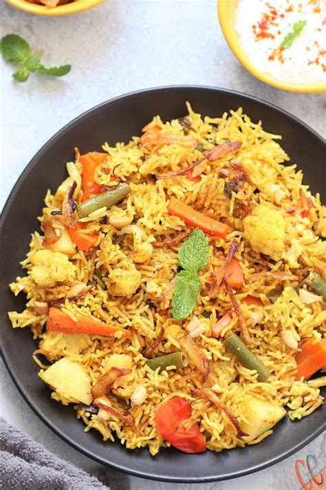 Instant Pot Vegetable Biryani Vegetable Biryani Recipe In Pressure Cooker