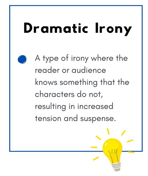 Dramatic Irony Meaning And Examples