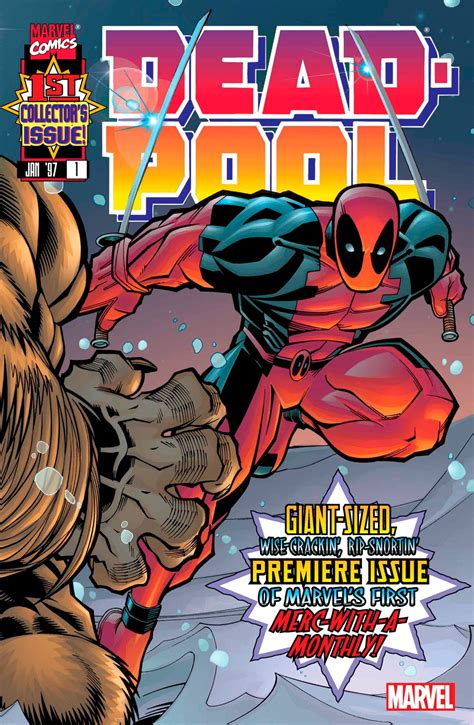 Deadpool 1 Facsimile Edition Foil Variant Comic Book Direct