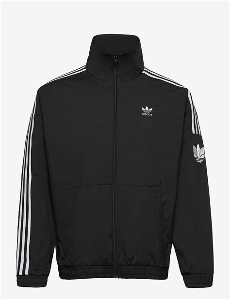 Adidas Originals Adicolor 3d Trefoil 3 Stripes Track Jacket Black