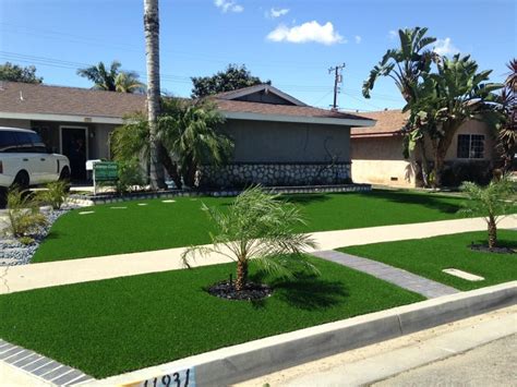 Front Yard Artificial Turf Front Yard Synthetic Grass Front Yard Front Landscaping