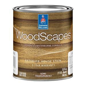 Woodscapes Exterior Polyurethane Semi Transparent House Stain Sherwin