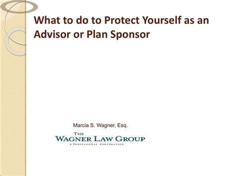 Fiduciaries Wagner Law Group