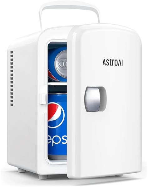 AstroAI White Mini Fridge For Skincare Bedroom Office And Car 4